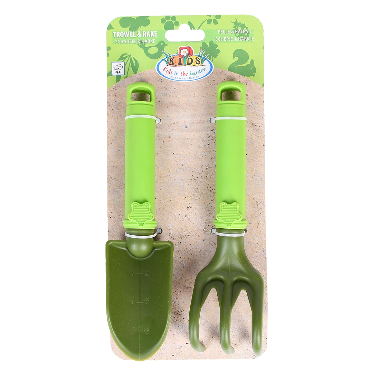 Garden Tools S/2 Green Plastic